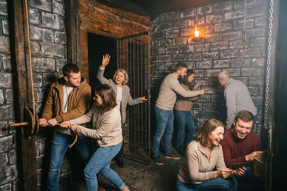 Verein beim Teamevent im Escape Room München